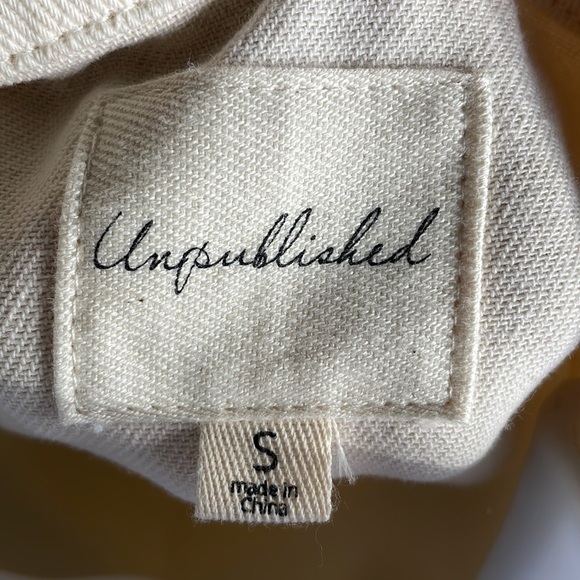 Unpublished JONIE Convertible Utility Dress Jacket in Bone Size Small NWOT - Picture 9 of 16